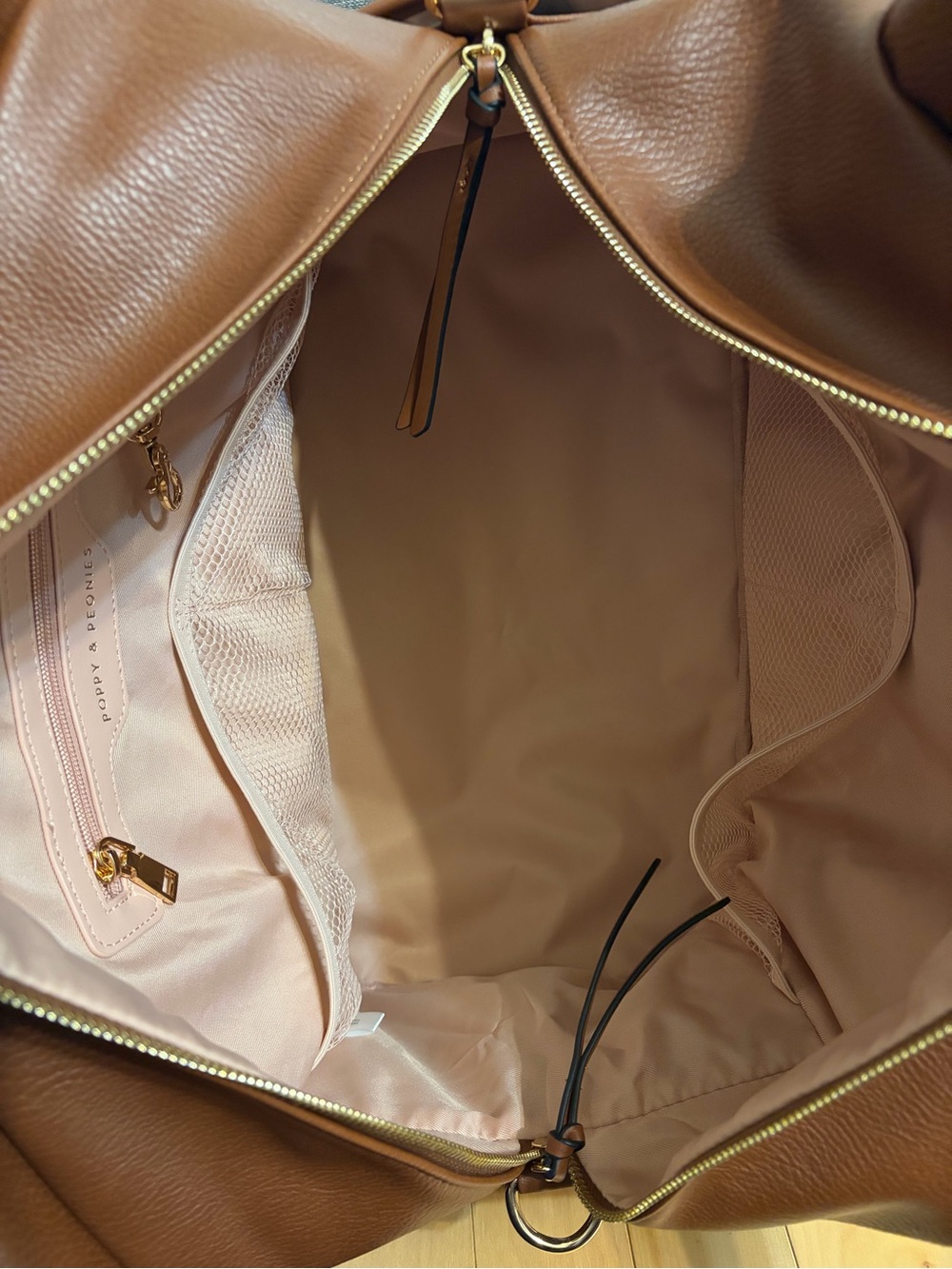 Poppy & Peonies Chestnut Brown Mini Voyager - Picture 7 of 9